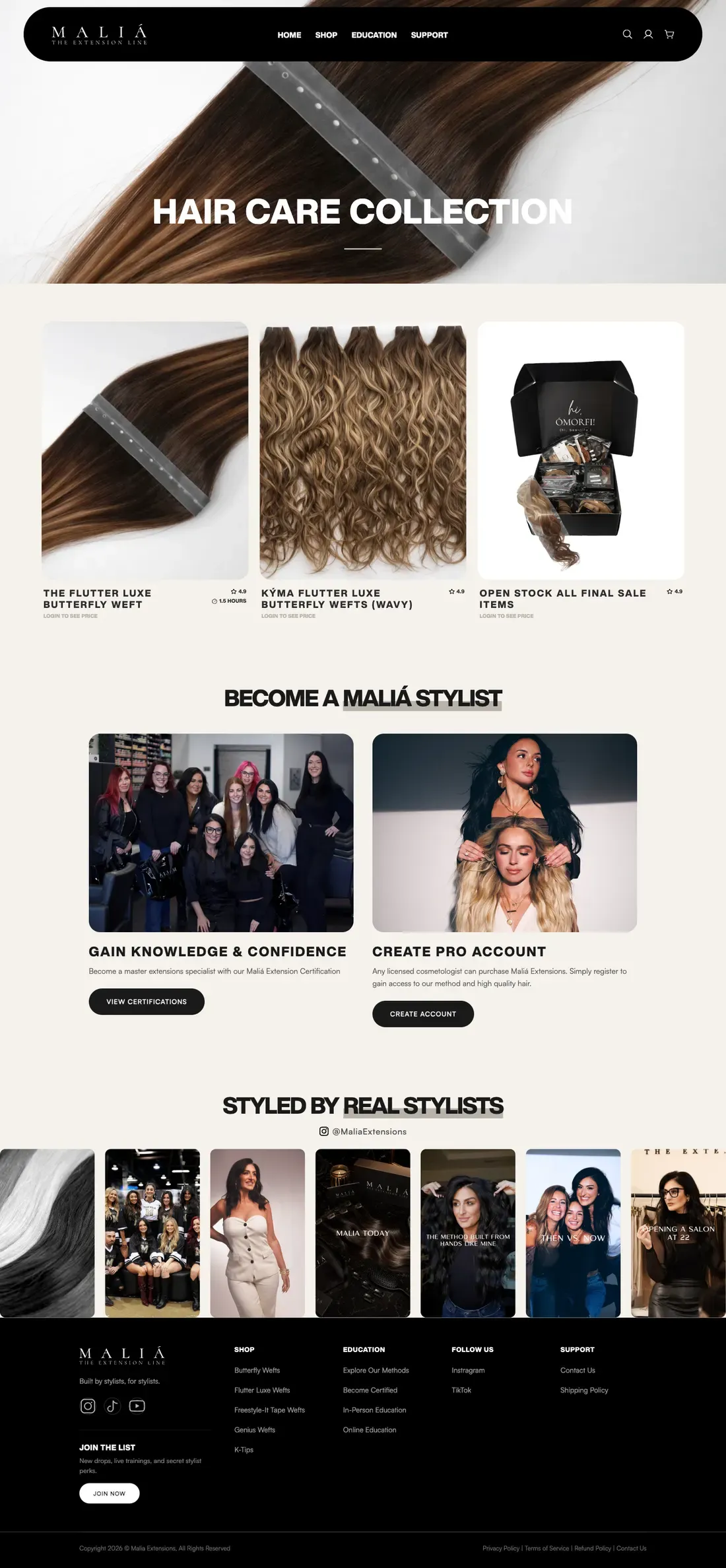 A method collection page, full length