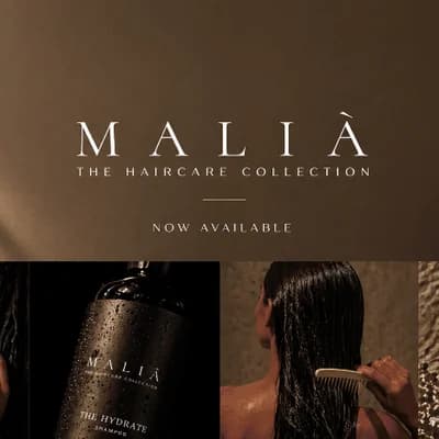 Maliá Extensions. Shopify store built by Salon Boss