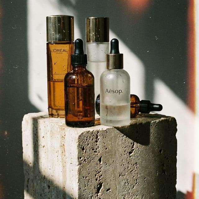 Raw beauty product shot before production