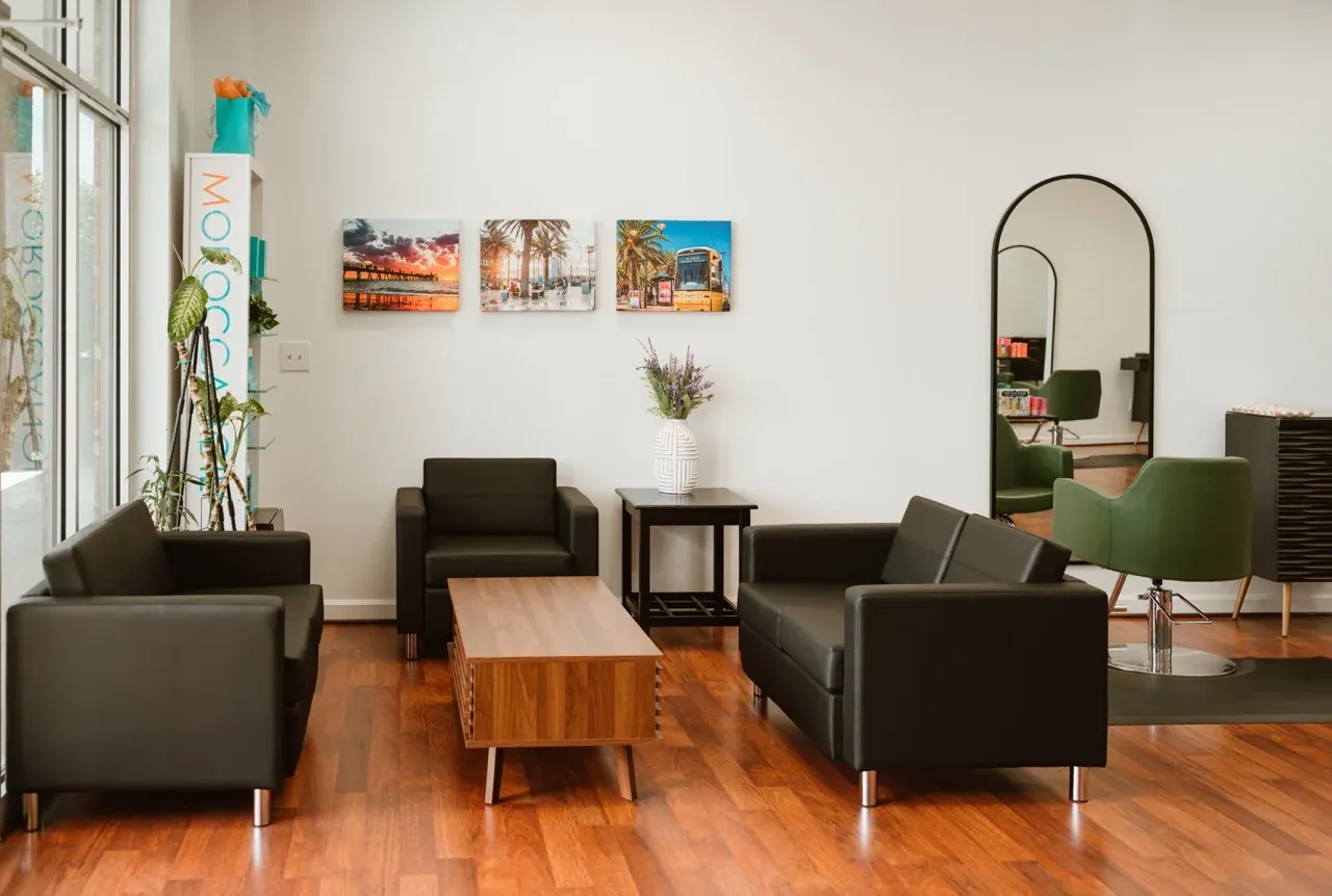 The lounge at Adelaide Beauty