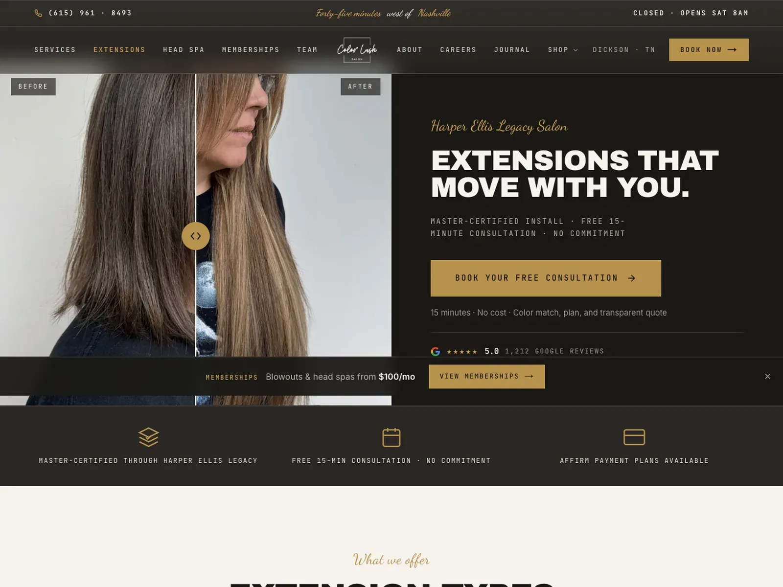 The new extensions page